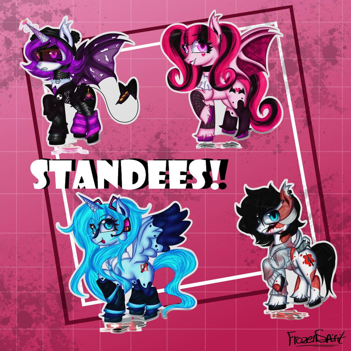 0FrozenSpirit0's tweet photo. https://t.co/lTo6rbbrKz

more standees are up!

#mlp #creepypasta #miku #draculaura https://t.co/Q6b4IM1AZz