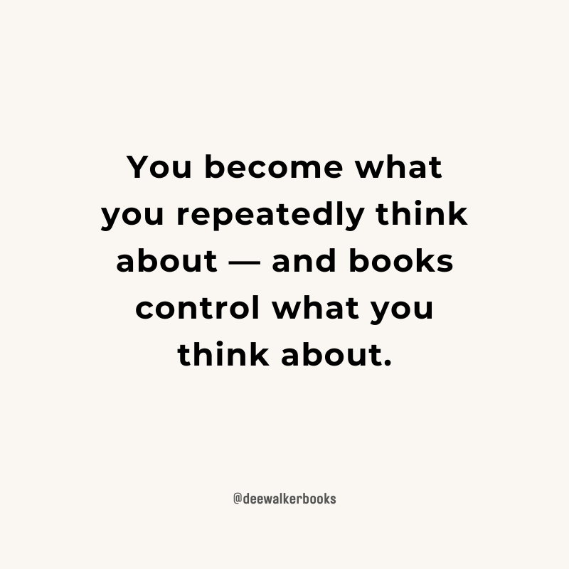 deewalkerbooks's tweet photo. Choose your inputs like they're choosing your future.

 Because they are. https://t.co/wFtcX4n4AD