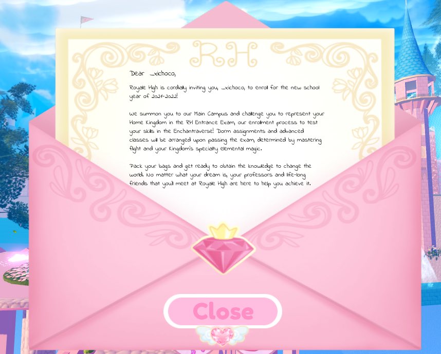 DiviniaRH's tweet photo. 2021 RH3 acceptance letter leak
#royalehigh https://t.co/HeZJcDLuh2