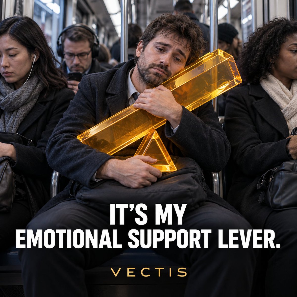 Christiana48690's tweet photo. Came for the memes. Left with an emotional support lever and an unhealthy interest in fulcrums. @vectisfamily LEVER UP 🖖 https://t.co/8x6zov8rKi