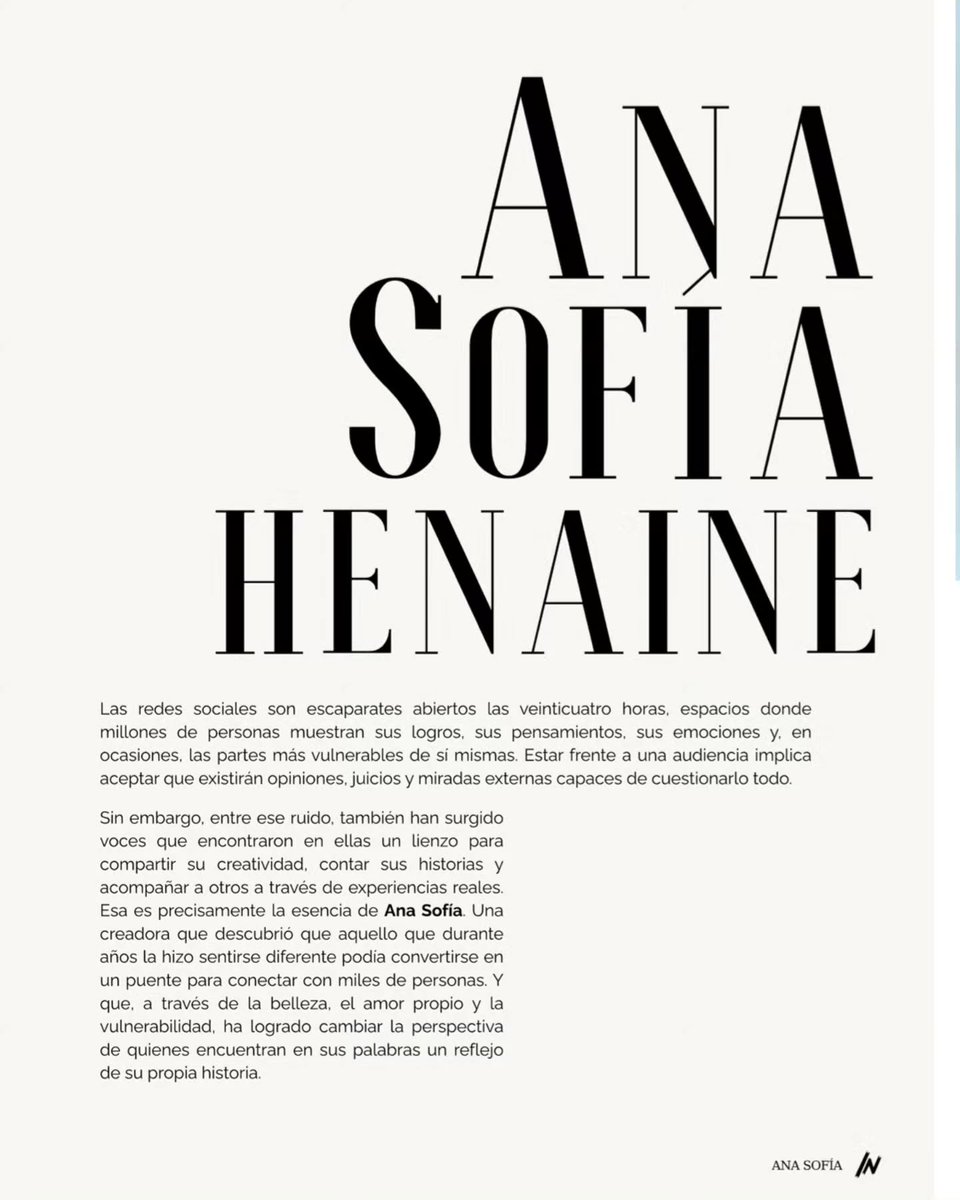 Gllrrx17's tweet photo. Lo que nos hace diferentes puede convertirse en nuestra mayor fortaleza. Ana Sofía Henaine transforma la vulnerabilidad en inspiración y, con Big Sister Advice, acompaña a miles desde la empatía, la autenticidad y el amor propio. https://t.co/a6eheUcMLK