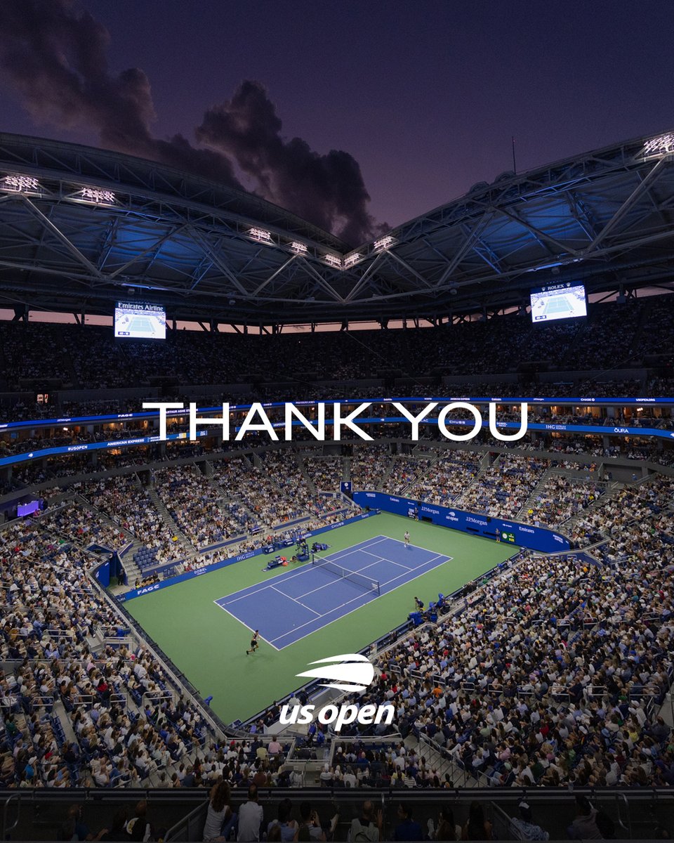 ROLEX's tweet photo. Thank you to the @usopen and the USTA for a fortnight of world-class competition and a memorable Grand Slam® finale. Together with tennis legends and New York crowds, we celebrate Ben Shelton’s landmark run to a first major final. #RolexFamily #Reachforthecrown https://t.co/oArl0HYavS