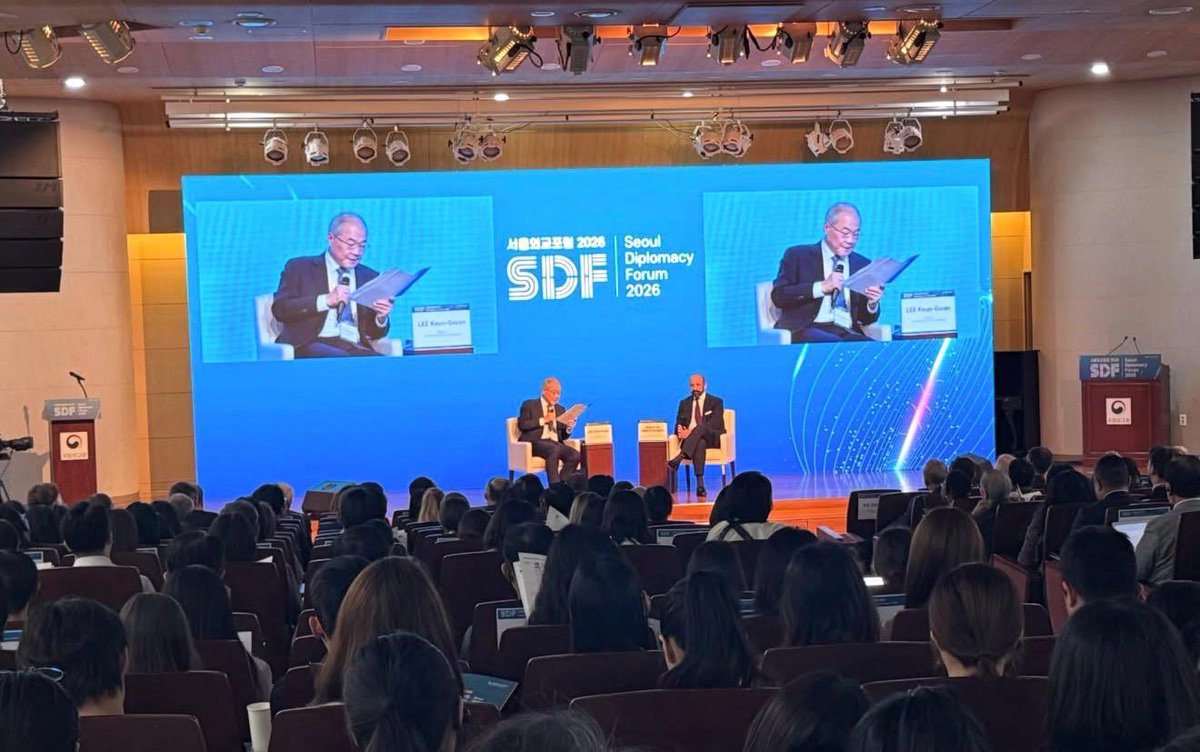 EmbaguateCorea's tweet photo. Guatemala participa en el Seoul Diplomacy Forum 2026. La Embajadora de 🇰🇷 en 🇰🇷, Sara Solís Castañeda, participó en el Seoul Diplomacy Forum 2026, organizado por la Academia Diplomática Nacional de Corea (KNDA), bajo el lema “Global Governance in a Changing International Order”. https://t.co/4hXmynN5rR