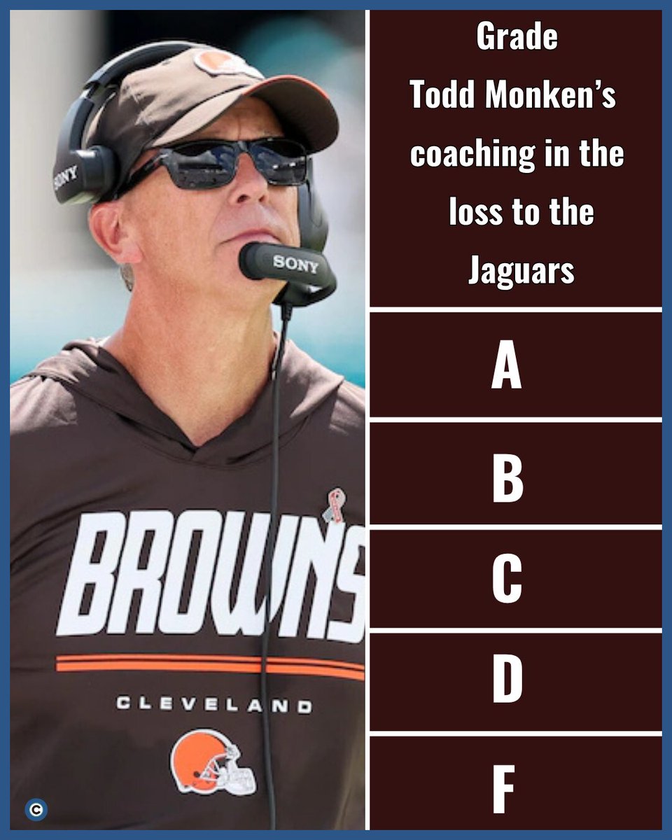 clevelanddotcom's tweet photo. What do you think of Todd Monken’s head coaching debut with the Browns?

Picture: AP https://t.co/G0jno7izPX