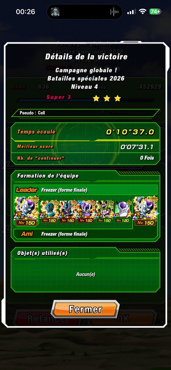 celichx's tweet photo. @LEMANDATAIRE__ Perso j'ai fait cette team avec cell je pense le freezer 2nd forme on peut le remplacer par métal cooler mais je l'ai pas https://t.co/sCtaHV3tZk