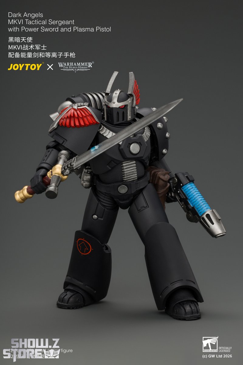 ShowZStore's tweet photo. [Pre-Order] JoyToy JT05138 1/18 Warhammer The Horus Heresy Dark Angels MKVI Tactical Sergeant with Power Sword and Plasma Pistol
$33.99
https://t.co/maBR9DyV40

#actionfigure #transformer #modelkit #showzstore #Showzdailyreport https://t.co/3Zxm8UvPCS