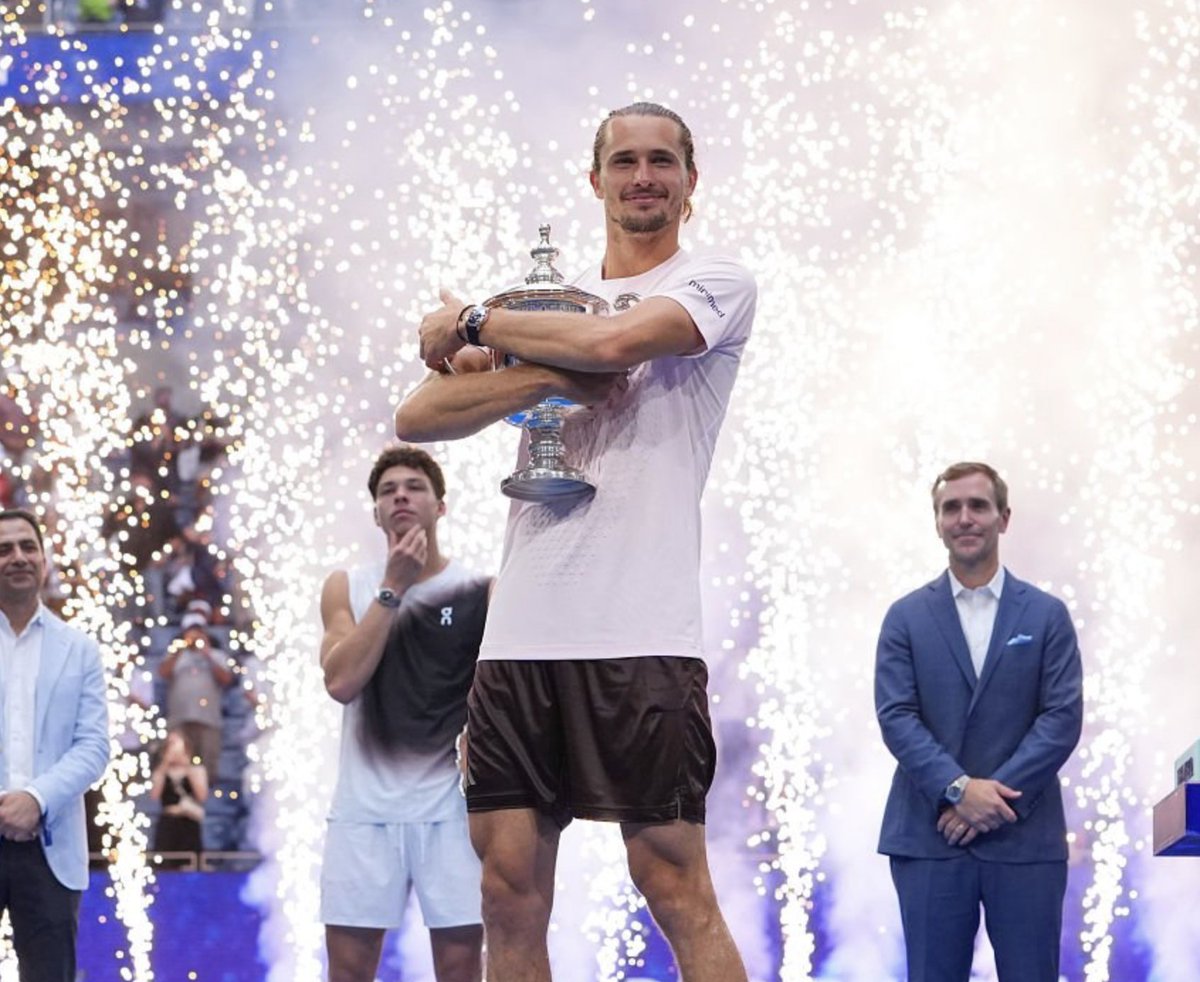 josemorgado's tweet photo. Alexander Zverev:

4th player in the Open Era to win his first two Slams in the same season

2nd German to win the US Open in men's singles in the Open Era https://t.co/cooEr1wwut
