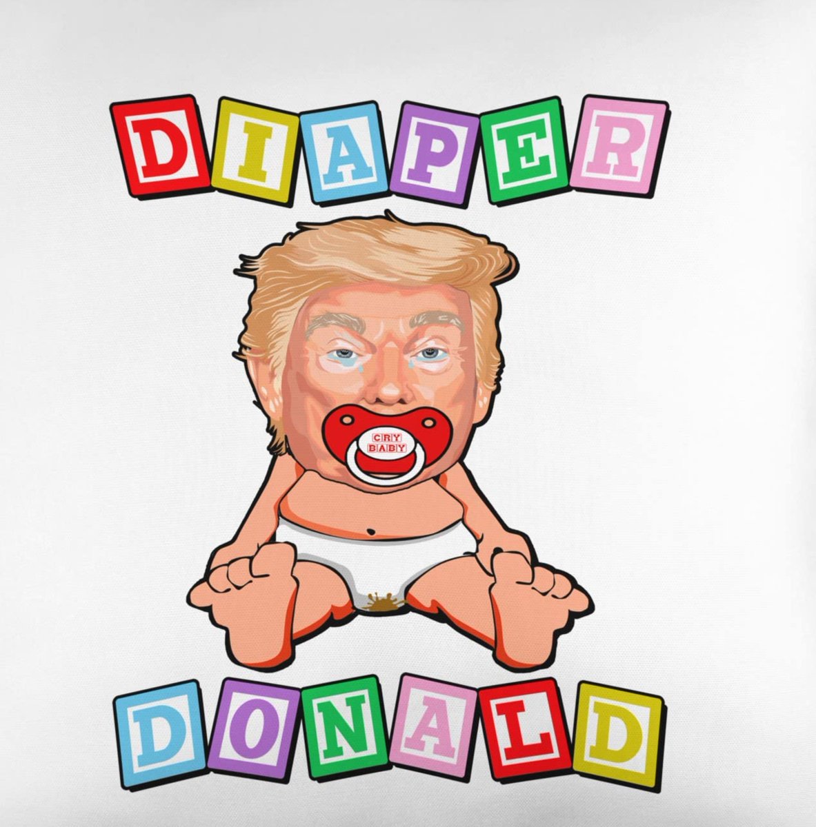 GreenShades9's tweet photo. @Acyn Trump: I find Canada to be the worst country to deal with.

Translation: "Canada (Mark Carney) won't change my diaper! So not fair and not nice!" https://t.co/TH8ij337Ml