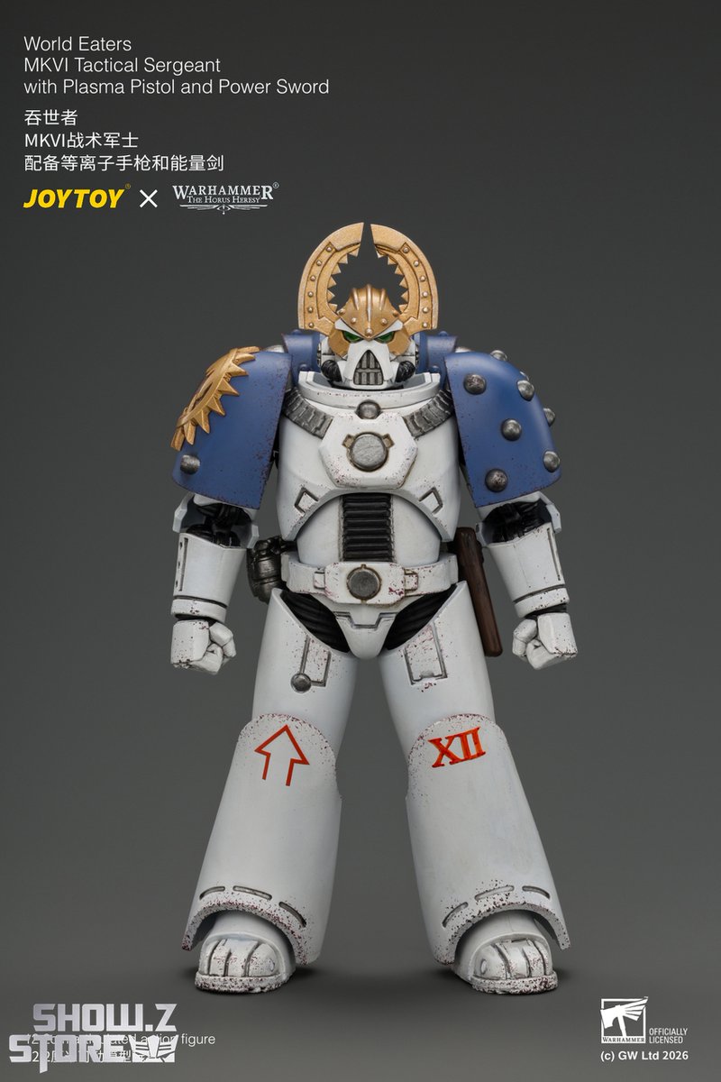 ShowZStore's tweet photo. [Pre-Order] JoyToy JT05145 1/18 Warhammer The Horus Heresy World Eaters MKVI Tactical Sergeant with Plasma Pistol and Power Sword
$33.99
https://t.co/UnxZtTpEVV

#actionfigure #transformer #modelkit #showzstore #Showzdailyreport https://t.co/4fUdyOlfnN