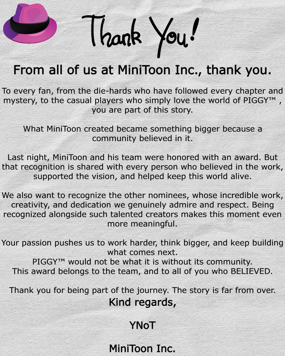 intercity_news's tweet photo. Important Letter - MiniToon Inc. 🌹 

A letter of thanks was given to us from MiniToon Inc for us to share with the community.

Here is the letter below. ⬇️ https://t.co/cmEiYcSHMw