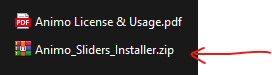 ehsanAnim's tweet photo. @Iwassleeping2 Make sure ot install this Zip file not the one you download from Gumroad. There's a "_Installer" at the end of this zip file name. https://t.co/agavILnCcs