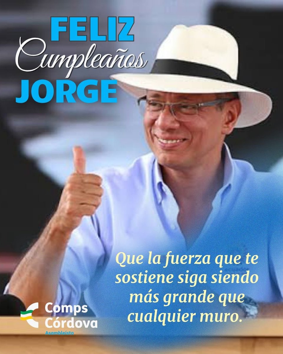 CompsCordova's tweet photo. Querido @JorgeGlas, hoy quiero abrazarte con estas palabras y desearte un feliz cumpleaños.

Sé que este no es el cumpleaños que mereces ni el lugar donde deberías estar. Duele saber que un hombre que entregó tantos años de su vida al servicio del país hoy permanece privado de su libertad en medio de una injusticia.

Pero quiero que sepas algo: no estás solo. Afuera hay quienes seguimos creyendo en ti, en tu inocencia, en tu dignidad y en que más temprano que tarde la verdad se abrirá paso.

Que Dios te dé fortaleza, esperanza y serenidad para resistir estos días difíciles. Mantén firme el corazón, Jorge. La libertad llegará y la historia sabrá reconocer quién estuvo del lado correcto.
@MashiRafael 

#JorgeGlas #LuchaYResistencia #RC5