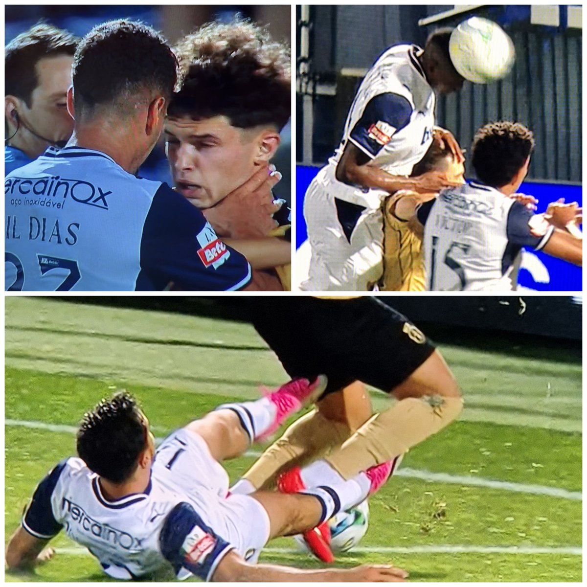 SaltFingering's tweet photo. Três erros graves da dupla Luis Godinho e Bruno Esteves com total influência no resultado. 
Confesso que já me começa a incomodar ver o Sporting jogar neste lamaçal que é o futebol português, com pressões constantes à arbitragem, e continuar neste registo de anjinho. https://t.co/Rkko29KgCQ