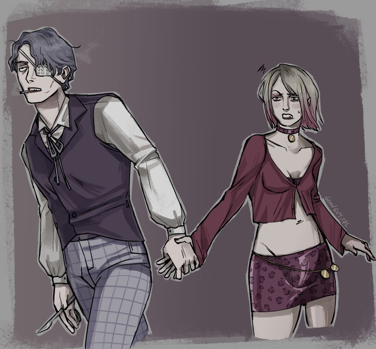 GoodGuySal's tweet photo. Interesting concept I been thinking on.

Kinda struggling with my graphic tablet but might do a part2 ❔

#Daan #fearandhungertermina #funger #sh2 #sh2Maria #crossover https://t.co/OQw1nbCAlW