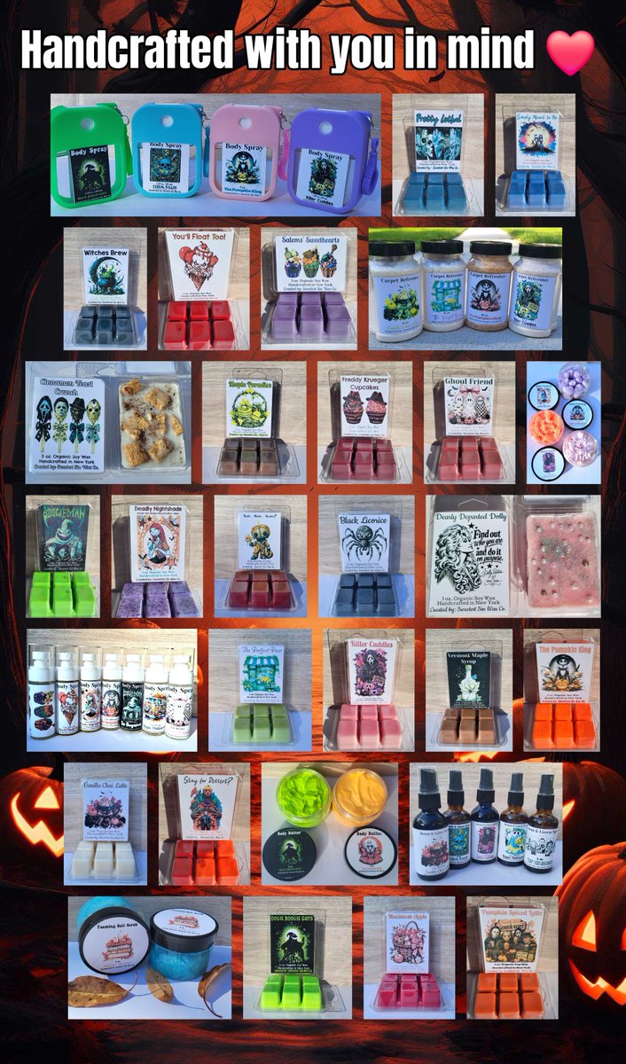 Dani3ll3Marie3's tweet photo. Every single item in my new fall lineup was carefully crafted by hand with love, safety, and top-tier ingredients. When you choose my small business over big retail, you are choosing real quality &amp; a real person.❤️ 

🍂 Come see what I've been working on: https://t.co/DpvtQxYvjV https://t.co/KLvG58HK2P