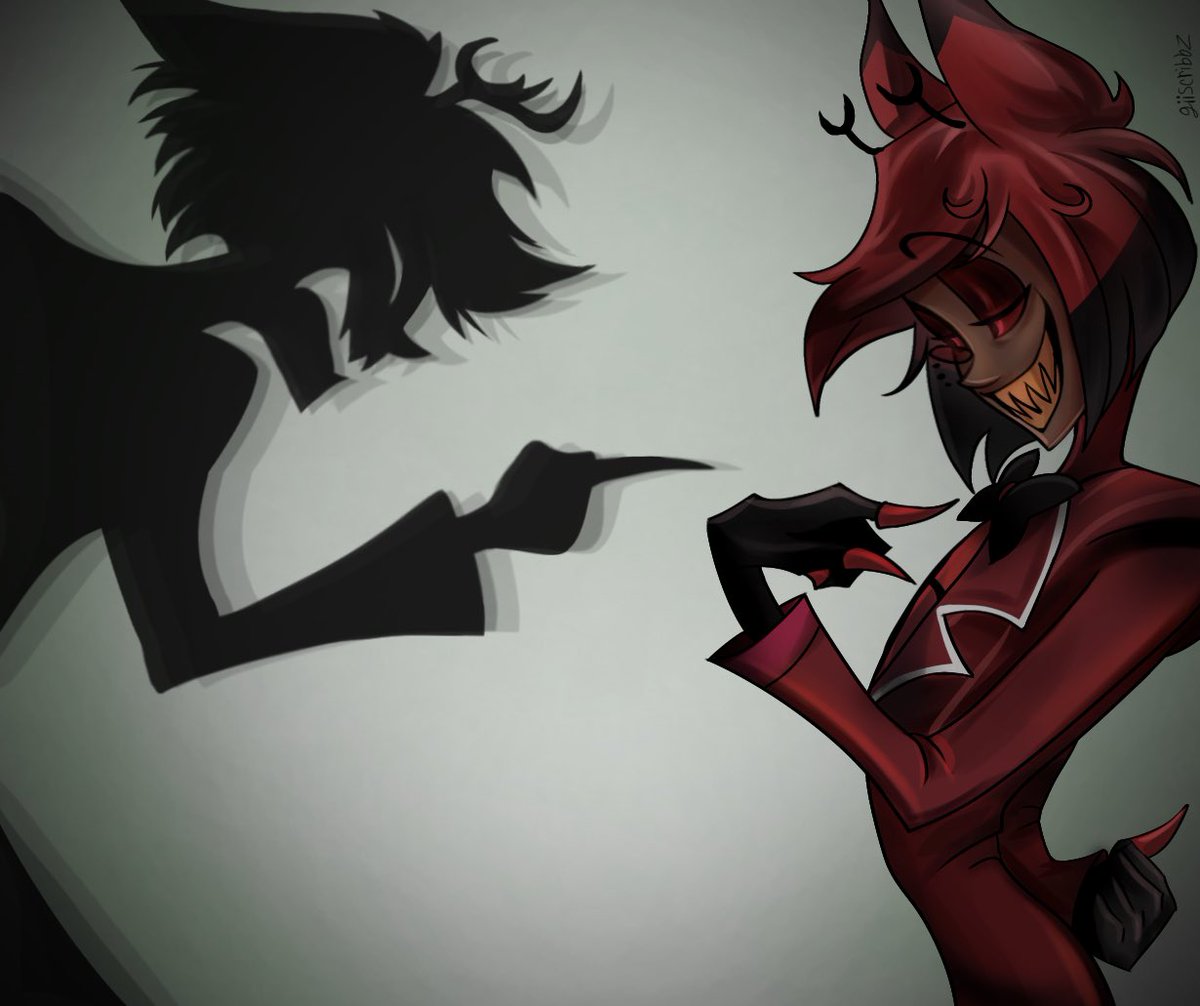 giiscribbz's tweet photo. me? 🖤 #Hazbinhotel #Alastor https://t.co/0wggHCpTBs