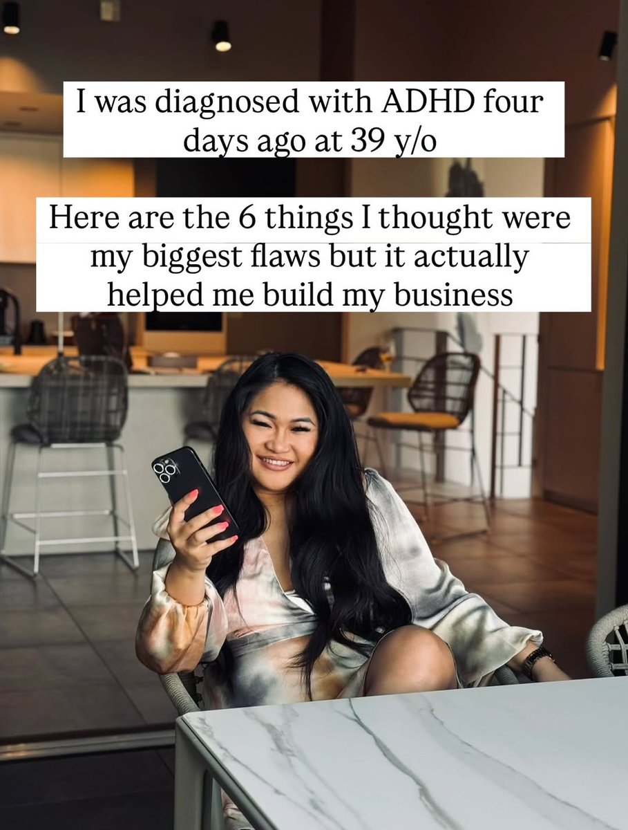 P1dr0's tweet photo. I wasn't planning on posting this yet as I’m still coming to terms with it, but since I always say your story is your most powerful content, I'm sharing mine.

Four days ago, I received an ADHD diagnosis. I turn 40 this year.

It started when I heard... https://t.co/FHagKT1xbH
