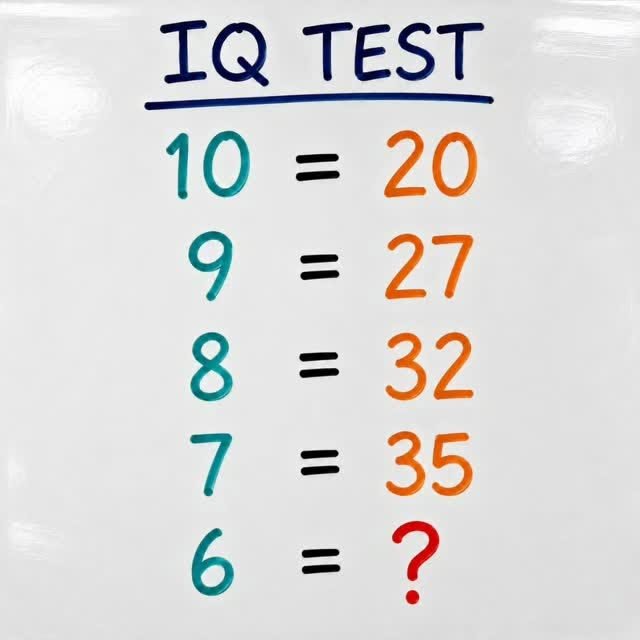 _maheen_ma's tweet photo. IQ test...

Comment Your answer below. https://t.co/0GwiHHojZw