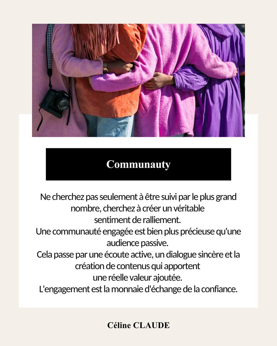 CelineClaudeX's tweet photo. 𝐨𝐦𝐦𝐮𝐧𝐚𝐮𝐭𝐞́ 🎖️
𝑈𝑛𝑒 𝑟𝑒𝑙𝑎𝑡𝑖𝑜𝑛 𝑔𝑎𝑔𝑛𝑎𝑛𝑡-𝑔𝑎𝑔𝑛𝑎𝑛𝑡
#communitybuilding #engagement #CélineClaude #Paris https://t.co/Q6zOCg0lBs