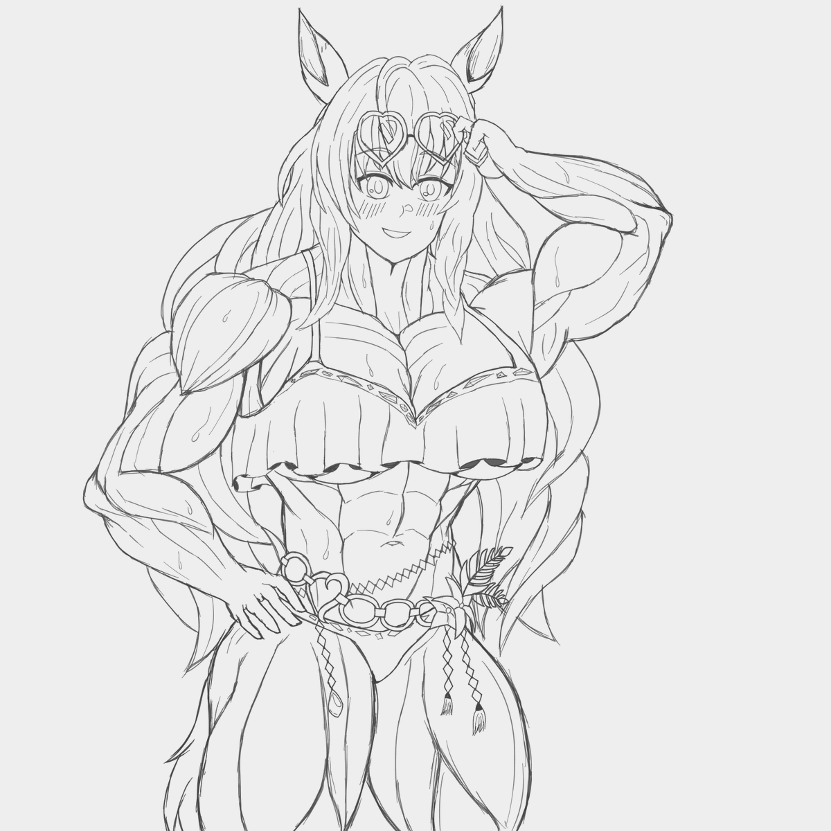Ne1taba's tweet photo. Join Maruzensky at the beach?
Its still Summer, right?
#umamusumefanart https://t.co/5QVsj2Tsw9