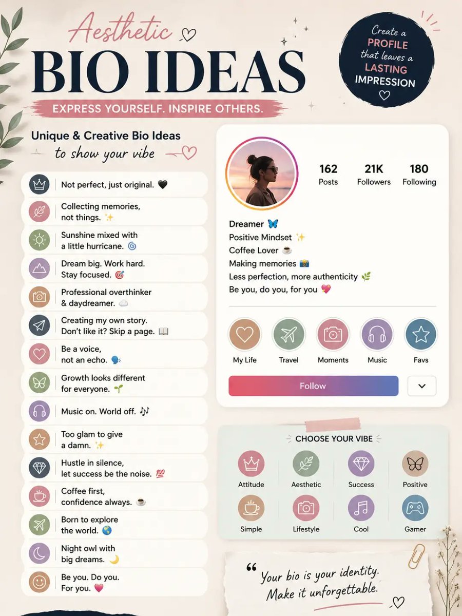 eriki6's tweet photo. Make your Instagram bio unforgettable. Explore aesthetic, minimal, attitude, cute, funny, and inspirational ideas to match your personality and create a profile that stands out. https://t.co/IywnsiibCW