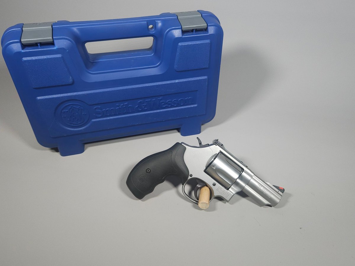 Hvgun835's tweet photo. If you're doing any big game out-of-state hunting this year, you may want to look at getting a new sidearm for bear defense, check out this Smith &amp; Wesson 69 Combat Magnum 44 at High Velocity Gunworks. https://t.co/N6mx8E0Ubj