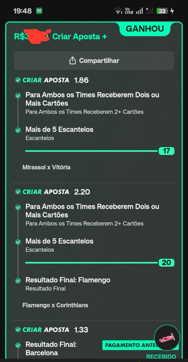Beckham12131508's tweet photo. Quando você obtém visão de mercado, fica mais fácil. ⚽✅ https://t.co/fuizFQ4kLk