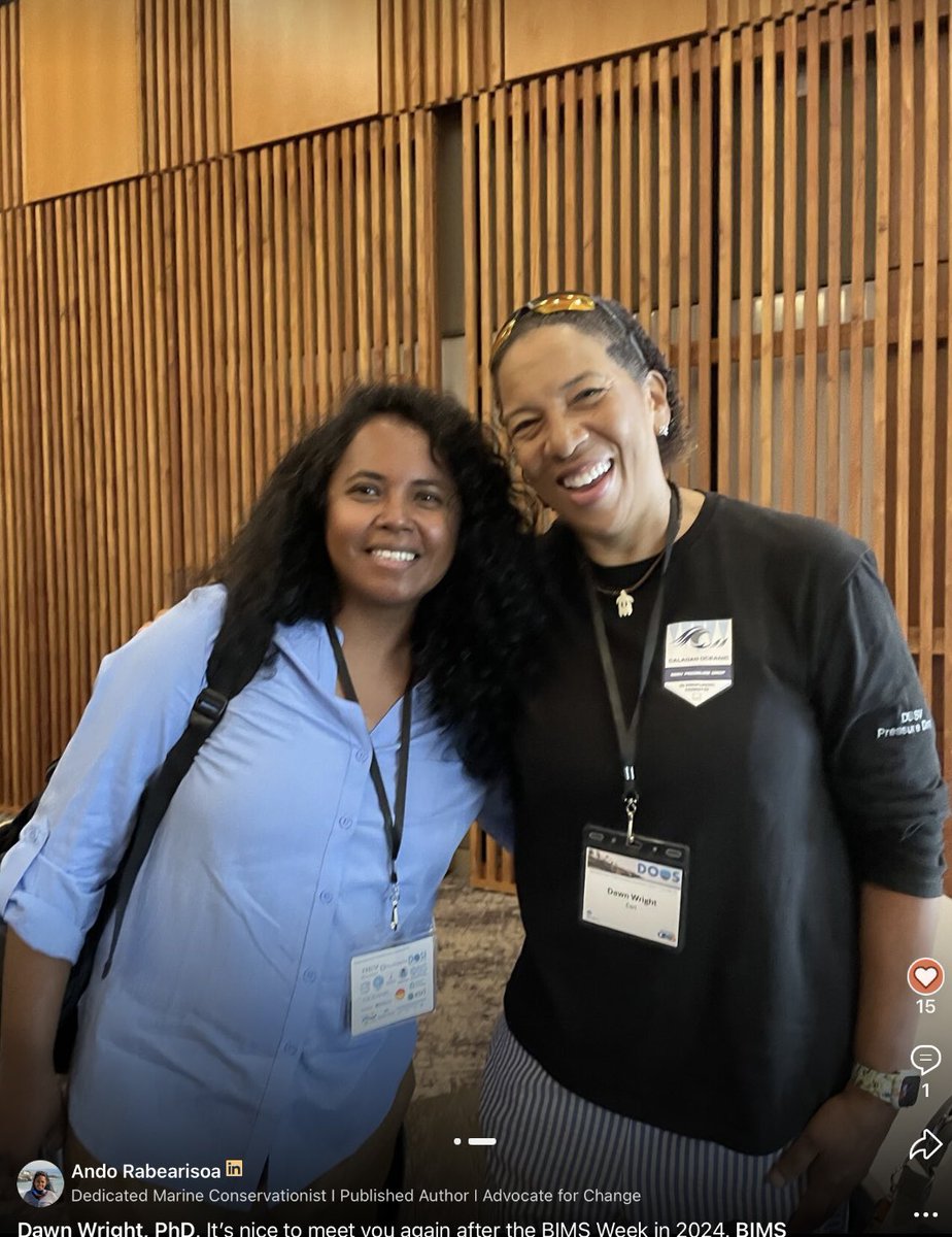 deepseadawn's tweet photo. A delight to be at one of the most productive workshops ever, at @Scripps_Ocean, in support of implementing the new BBNJ treaty + marveling at the talents of Early Career Ocean Professionals, such as Ando Rabearisoa of Madagascar 🇲🇬. Our 🌊 future is bright and resilient! https://t.co/624aki0WDP