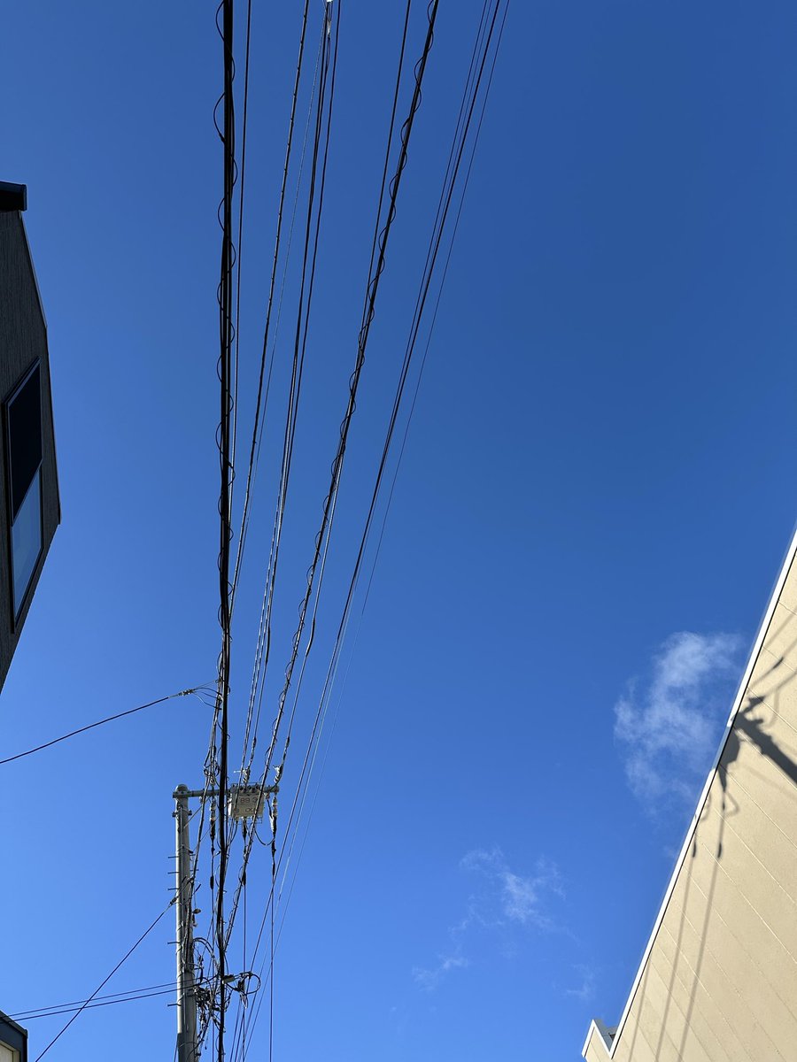 faruco_e's tweet photo. おはようございます。
今日は晴れ。

綺麗な青空です。朝から暑い！！
気温の変化に注意して過ごしましょう。

今日も良い一日を！ https://t.co/IYAVbaZnuf