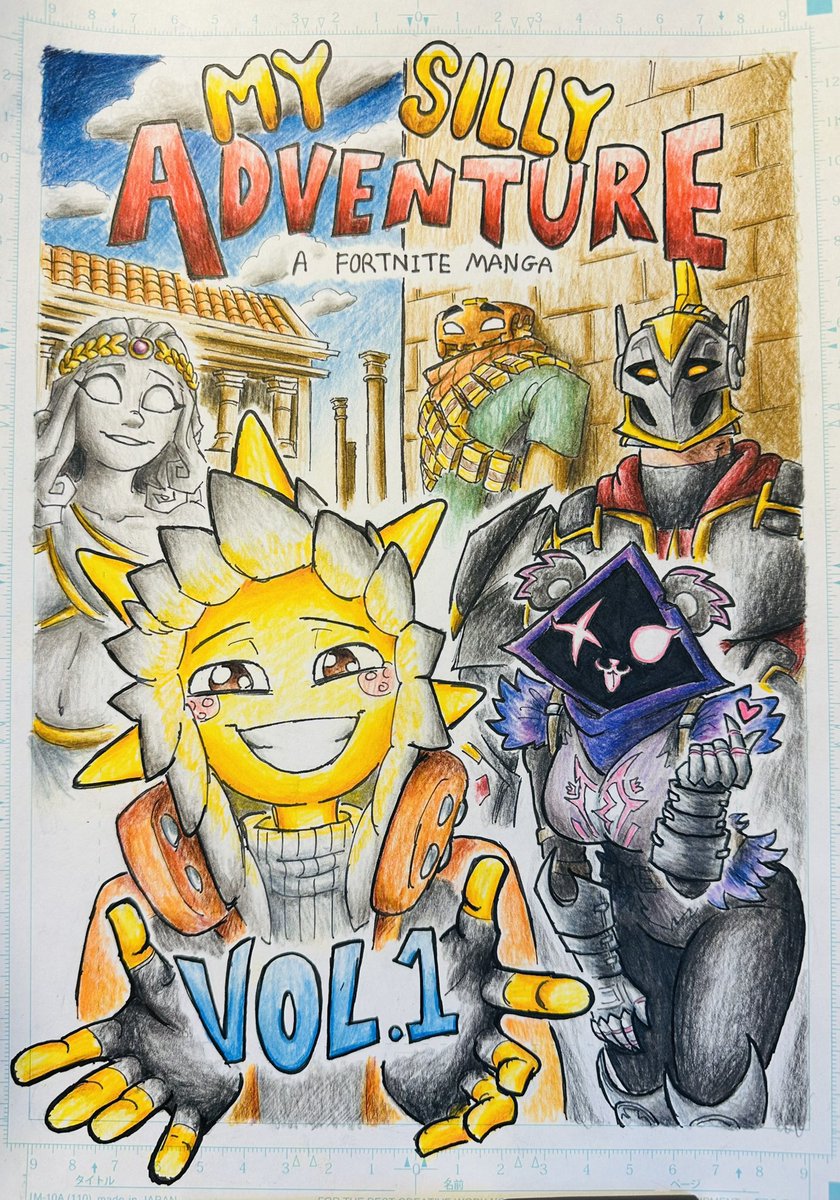 Itskuni2005's tweet photo. For now, I’ll be posting my usual artworks on my alt @KuniArts_Alt while dedicating my fan manga here in my main (chapters, teasers, etc) Just a heads up! https://t.co/BextWmGCF3