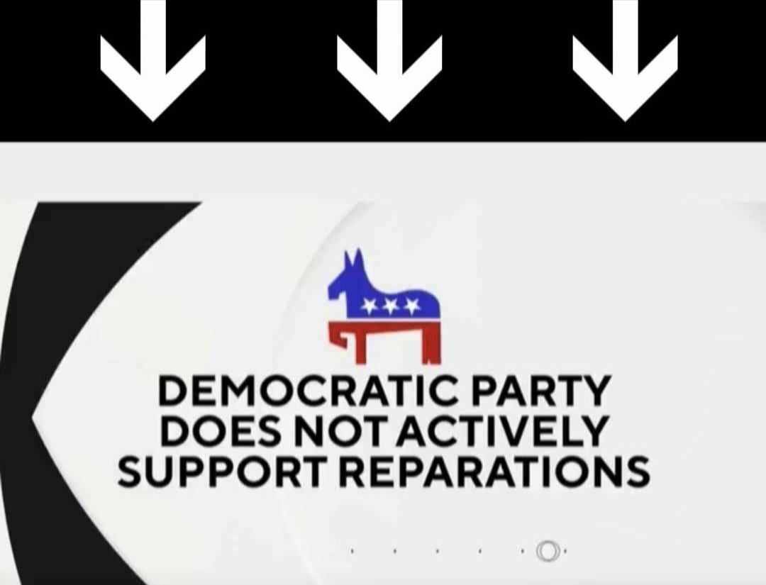 BlackAlphaNetw1's tweet photo. Why aren't the Democrats...

Calling out #DonaldTrump about Reparations??

Oh... Because They don't support Reparations either. 

They thought they had a got ya momment...And Lost! 🤣 https://t.co/Ntq0P4IXfv