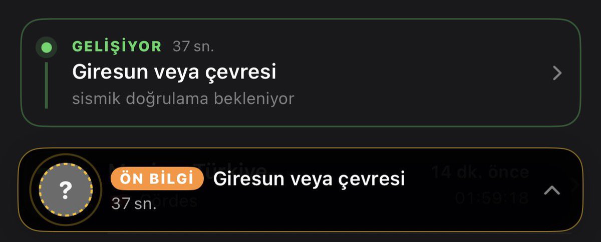 SonDepremlers's tweet photo. ⚠️ CANLI: Giresun veya çevre illerde #deprem meydana geliyor (@SismoDetector tarafından tespit edildi).

Daha fazla bilgi: https://t.co/1Sgy3fIF6P https://t.co/aX0JMe9oXu