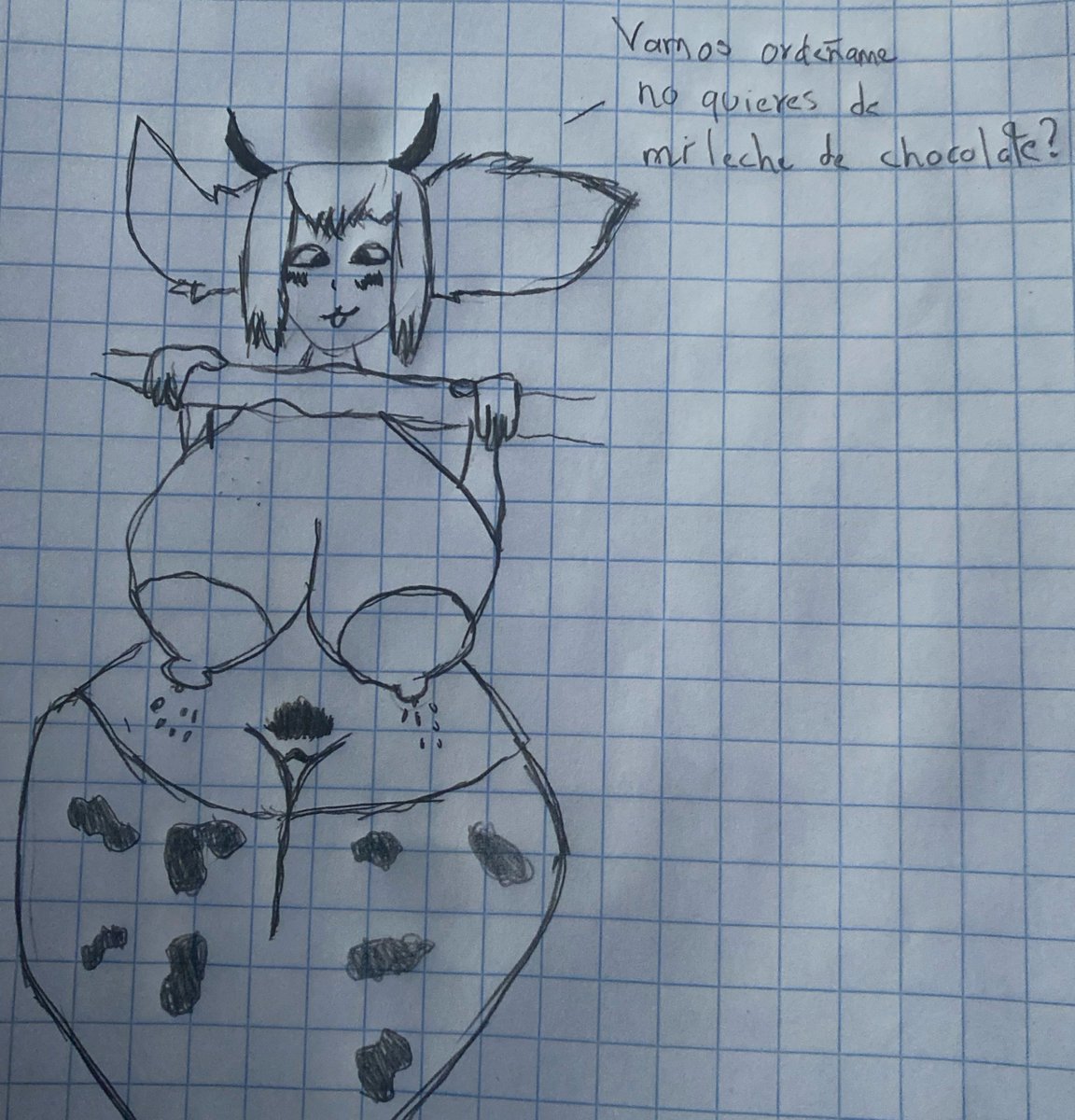 Tayron_999's tweet photo. Dibujo que me hizo mi amigo @SebastianP52352, gracias me encanto la Mandy ♥️ https://t.co/synO7lDHbR