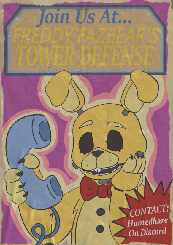 FazbearTD's tweet photo. We Are Hiring! Please Contact "HuntedHare" On Discord For Further Information!

We're Primarily Looking For Scripters &amp; Modellers.

Join The Discord Down Attached For More Details! 
https://t.co/jmruDOKgAh

#FNaF #FiveNightsAtFreddys #RobloxGame #RobloxHiring #Scripter #FazbearTD https://t.co/3GngOJbL7Q