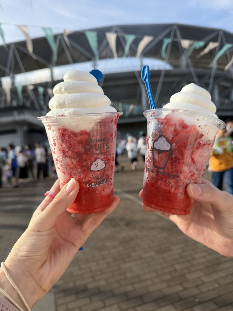 LovebirdsK's tweet photo. いちごけずりんはおかわりもした🍓 https://t.co/S0HUyDWENJ