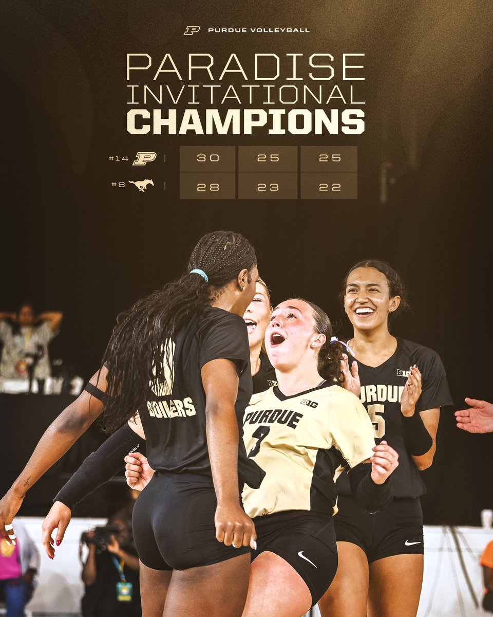 PurdueVB's tweet photo. Not our first rodeo...or our second. https://t.co/0EA4xZZ5kW