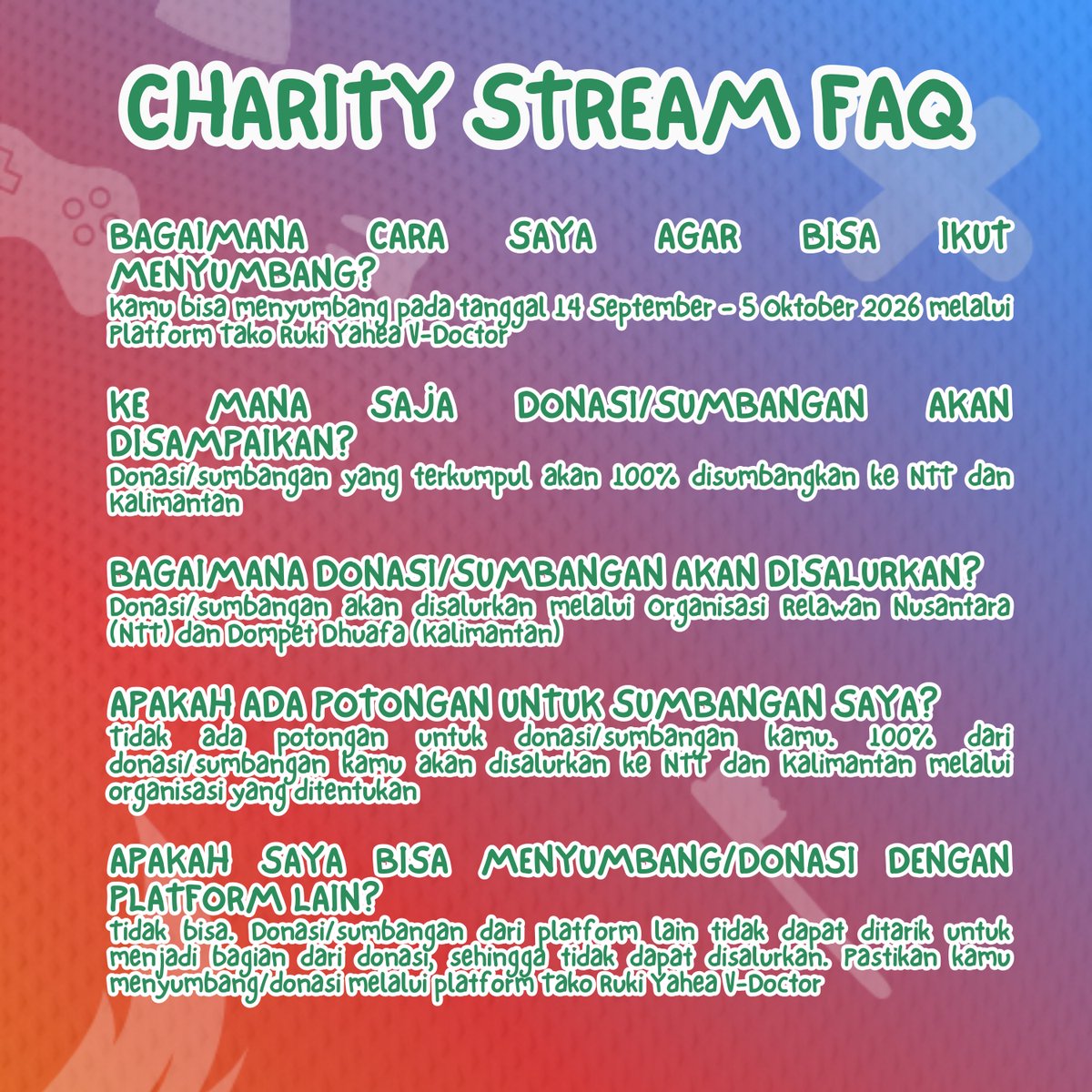 PKKCF23's tweet photo. PKK (Poli Klinik Karbit) akan mengadakan charity untuk saudara-saudara kita di NTT dan Kalimantan!

Stream Charity Pertama : 
📅Senin, 14 September 2026
🕤20.15 WIB
🔗Channel Asuka Jetto

Teman-teman bisa membaca FAQ untuk info lebih lanjut

Charity ini didukung oleh @takodotid https://t.co/8CLpYpU8Jj