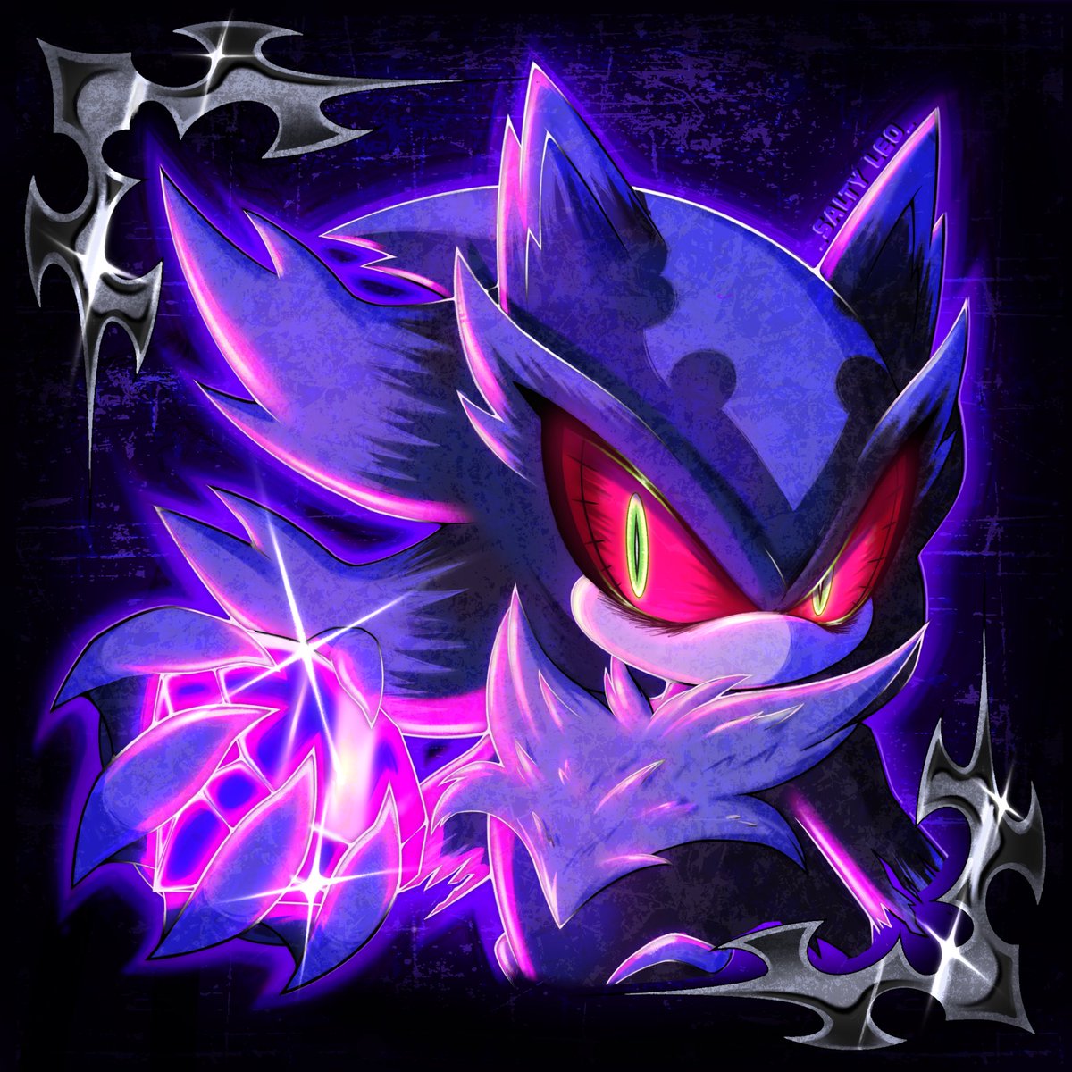 Saltypretzel66's tweet photo. Finished my submission piece for sonic expo 💜

#sonicthehedgehog #sonicfanart #mephiles #mephilesthedark https://t.co/MvG1NkKLhd