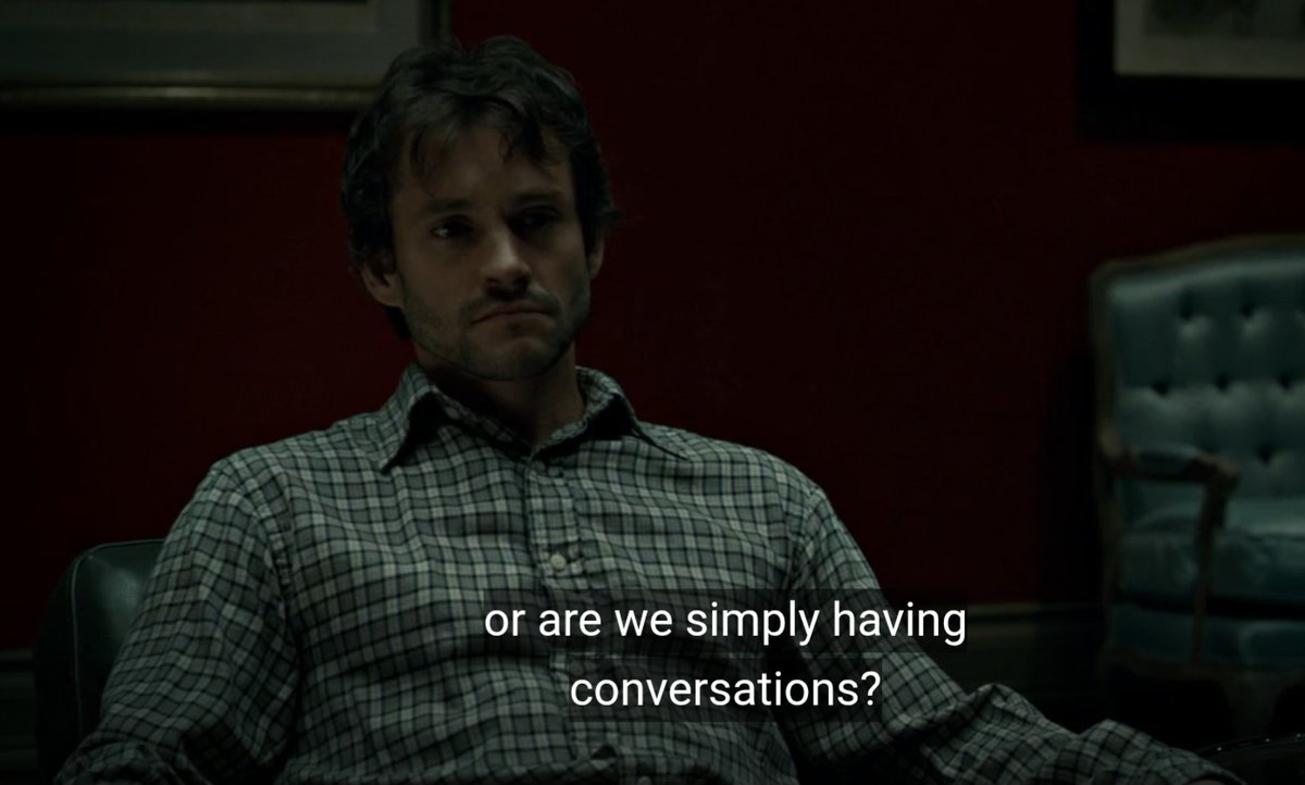 daeiznt's tweet photo. emociona que en reels quieren vender a hannibal como un alpha sigma y en realidad es un histérico preguntado que somos?? https://t.co/ywEgiH46OK