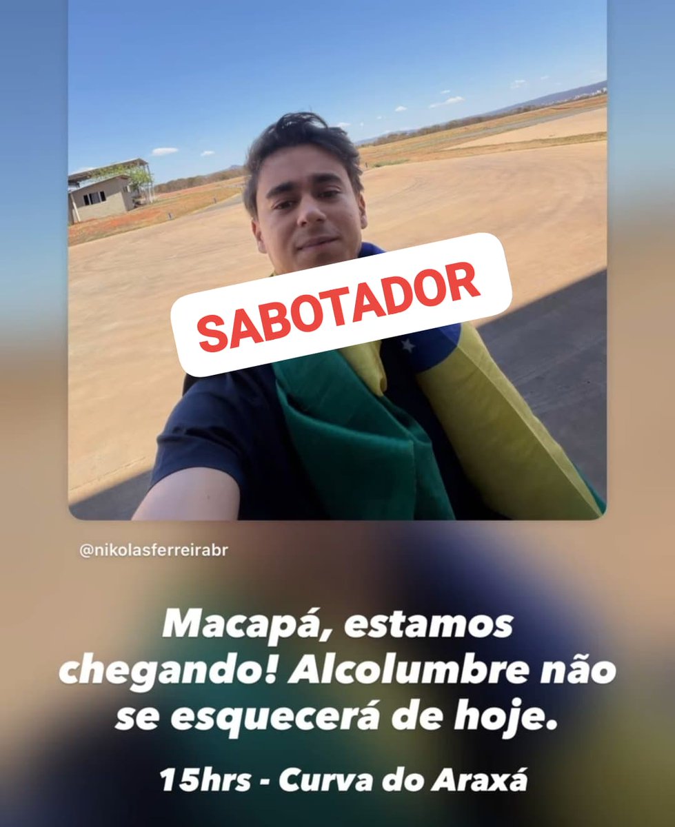 joao8_32_JB's tweet photo. Sabiam que Davi Alcolumbre não concorre nestas eleições?

Mandato dele vai até 2031. Mais 4 anos garantidos no Senado.

nikolas te vendeu a ideia de que um ato no Amapá resolve o Xandão.🤷🏻‍♂️

Não resolve!

A única forma de mudar o jogo de verdade é eleger FLÁVIO BOLSONARO PRESIDENTE!

Tirar o foco da eleição presidencial é SABOTAGEM.