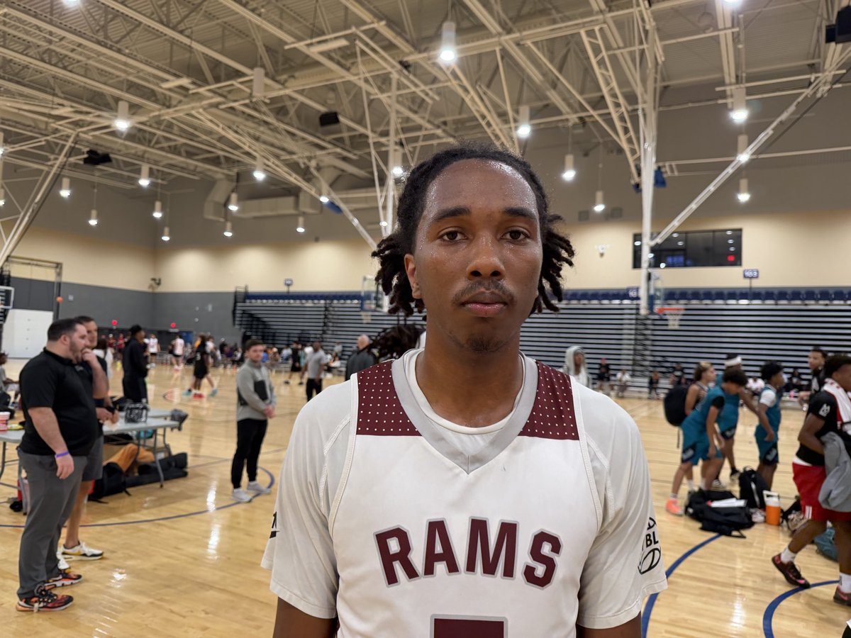 jwherron10's tweet photo. 2027 Dylan Cudjoe of West Nottingham is one for coaches to watch in the @ElitePrepLeague FOR SURE.

6’8” forward with long arms is a FREAK athlete. On the rim all the time. Protects the rim and rebounds. Fluid mobility and moves his feet defensively.

So much room for growth too! https://t.co/HmIXqRIWgs