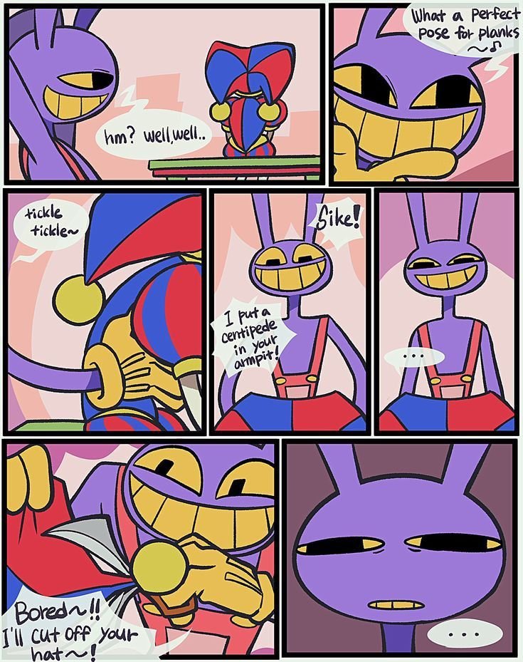 Julietarts12's tweet photo. When your pranks don't even get a reaction 💀🐛✂️
#TheAmazingDigitalCircus #TADC #Jax #Pomni #TADCfanart. https://t.co/9RktdbJoxu