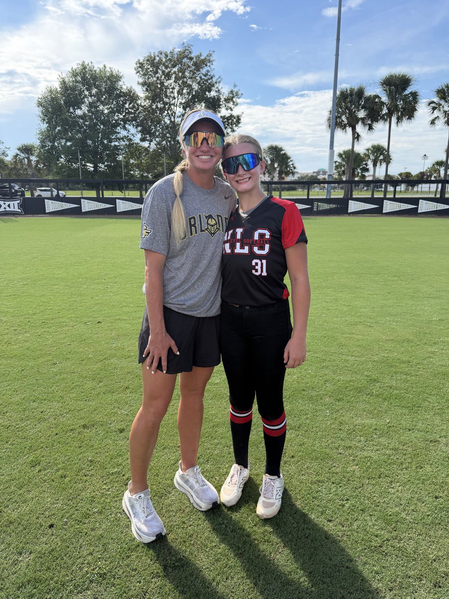 TaylorKole2032's tweet photo. Big Thank you to @Coach BallMalone, @coachkoons, @SPestrak &amp; @noahbsanders for an amazing experience today at @UCF_Softball Team Camp today
So many
takeaways from the day!!
Here are a few clips from the scrimmages we participated in! #UCFsoftball https://t.co/ORdEWdCoZR