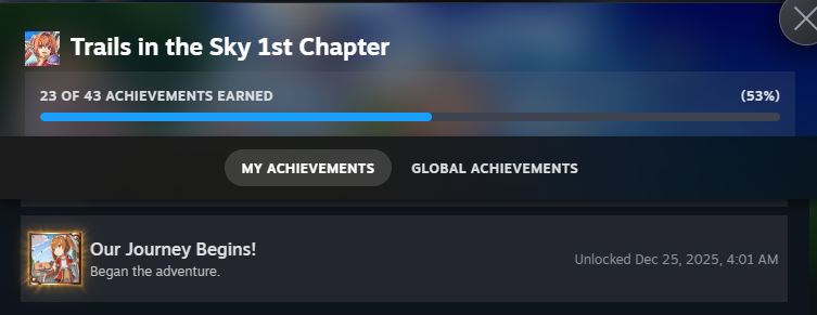 DevinIsDead's tweet photo. Started Trails with the remake last Christmas and wasn't waiting for SC remake to continue the story. What a wild ride this series has been. Horizon 2 waiting room time. https://t.co/UrXAO8SIuJ