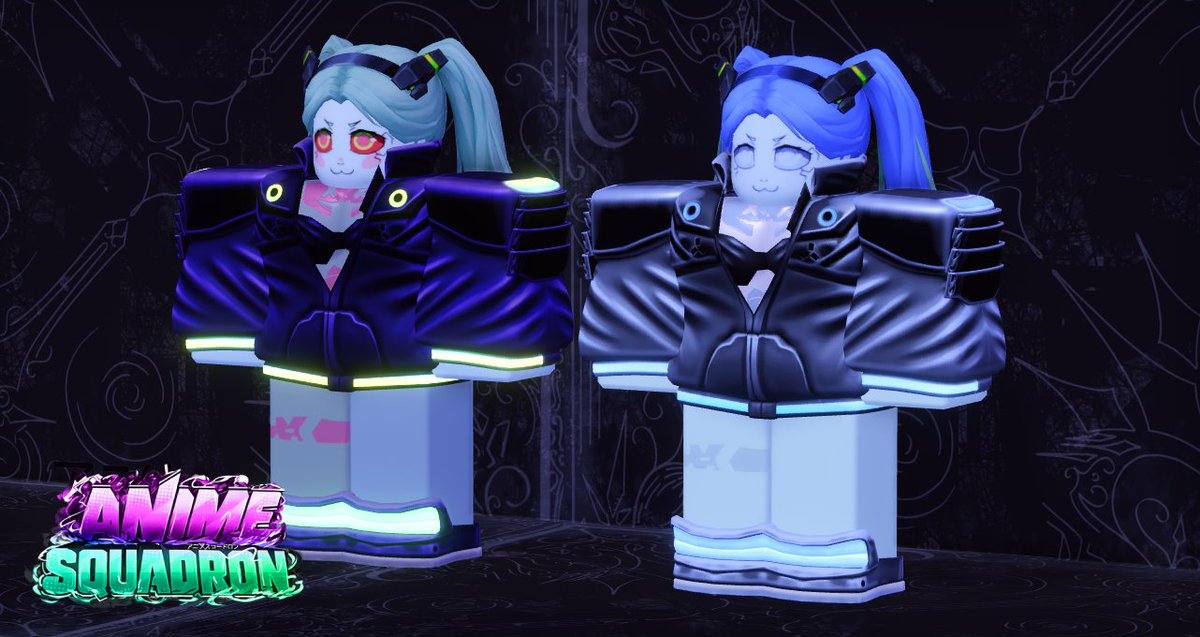 ReallyAcus's tweet photo. Rebecca from CyberPunk for Anime Squadron #Roblox #RobloxArt #RobloxDev #Anime #3D https://t.co/CUdQEtbSiz