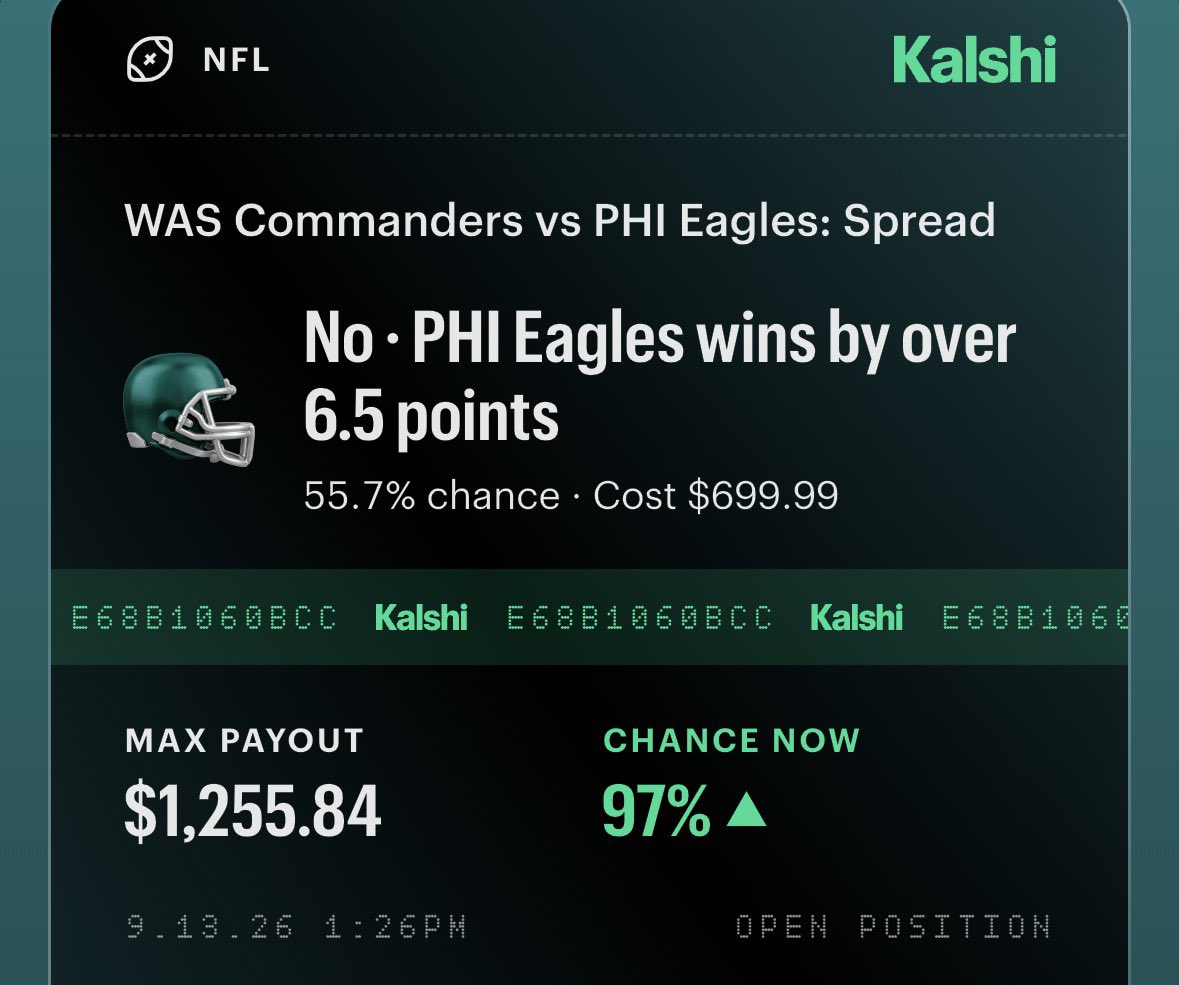 PicksWithSly's tweet photo. Was Always the Commanders +6.5 🤑✅ https://t.co/X9ki4fKBWy