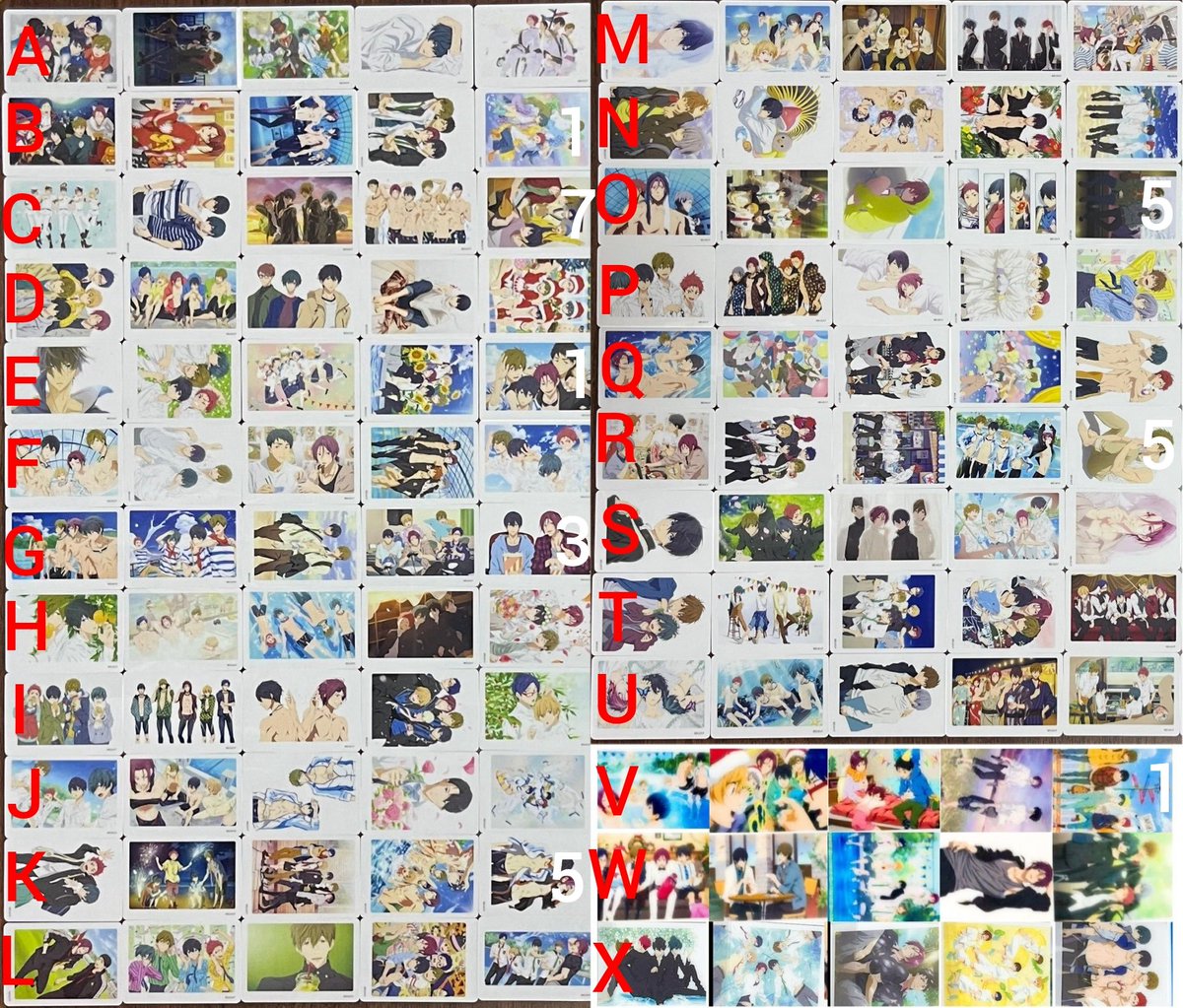 nino_actor's tweet photo. 【交換 譲渡 買取】Free! 七瀬遙 バースデーイベント バーイベ ミニフォトカード フォトカ

【譲】
画像①〜⑤参照
①は第1弾
②③④は第2弾(④は5枚セットで数字は所持数)
⑤は第2弾のホロ

【求】
画像⑥参照(第2弾のホロ)
定価(+送料)

画像お借りしました。

ホロのコンプ目的

続く↓ https://t.co/yjnMGNWBKz