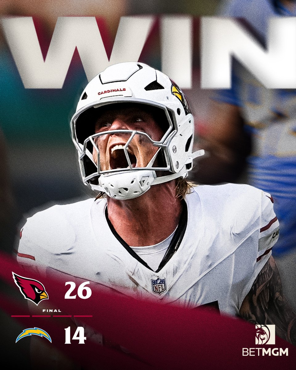 AZCardinals's tweet photo. And that's a Cards win ‼️ https://t.co/NLke53kNfS