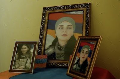 ANZHELA_YAN's tweet photo. On September 13, 2022, Azerbaijan invaded Armenia. 

Anush Apetyan, 36, a mother of 3 kids, was killed defending Armenia. She was tortured &amp; dismembered—her legs &amp; fingers cut off, her eyes gouged out. Azerbaijani soldiers filmed her body &amp; posted video online while laughing. https://t.co/ULu89csWSc