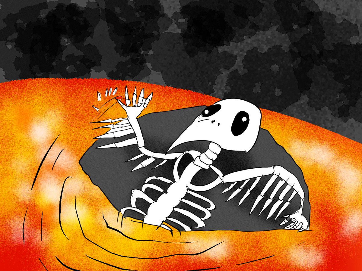 CorvusDotEXE's tweet photo. Day 75 of drawing badass crows everyday until im at a professional level

Spa day! This is Jimdip!
He is a crow who loves hot baths more than anything!
Today he found a pool of warm orange water and jumped right in!
Don't worry, he's still alive.
#RowOfCrow #digitalart #vtuber https://t.co/ljuHKNIh1W